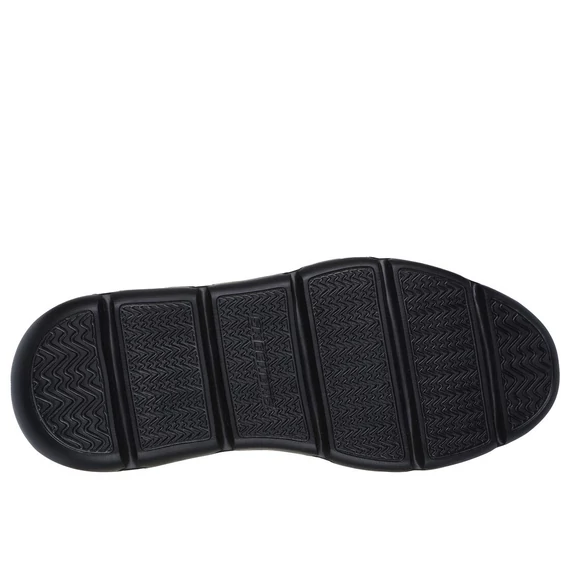 Skechers Slip-ins Garza-Gervin extra széles fekete cipő nagyméretben