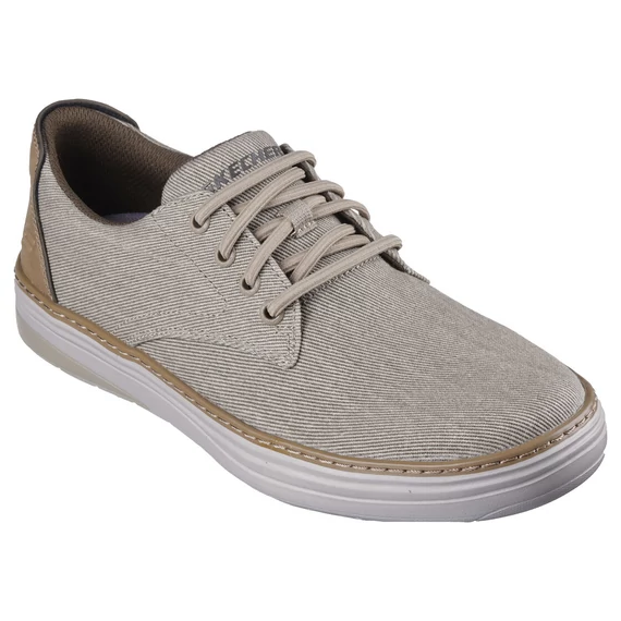 Skechers Hyland Ratner Khaki férfi vászoncipő nagyméretben
