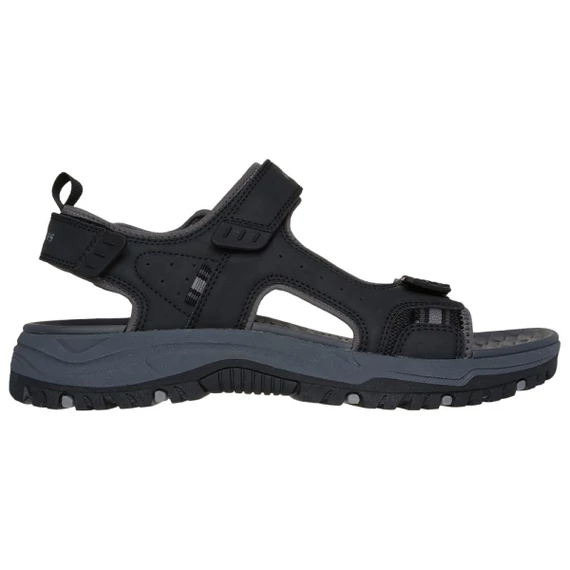 Skechers Prewitt-Rigdon férfi fekete szandál nagyméretben