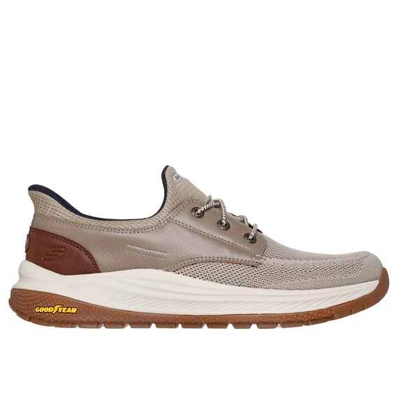 Skechers Slip-ins:Meroe - Alden bézs cipő nagyméretben