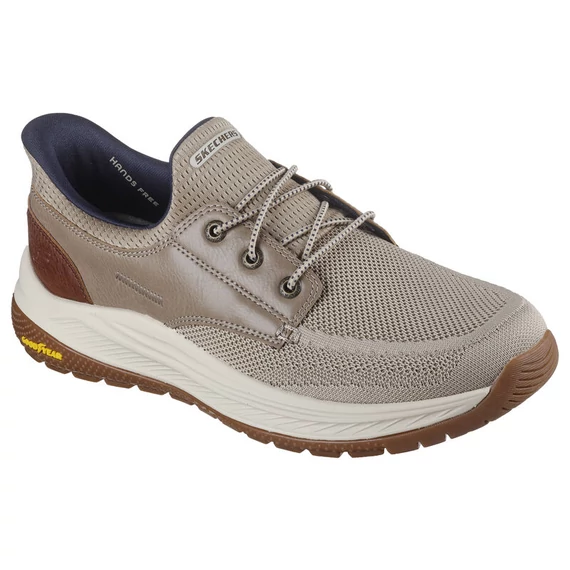 Skechers Slip-ins: Meroe - Alden bézs cipő nagyméretben!