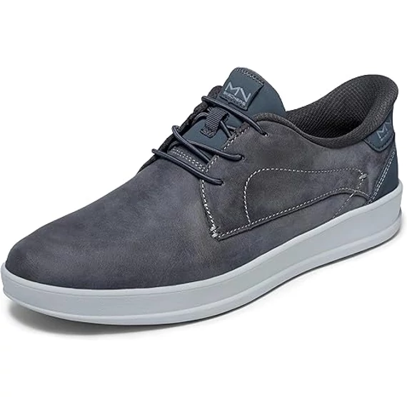 Skechers - Mark Nason - New wave cup-Embur szürke férfi cipő nagyméretben 