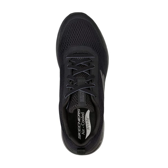 Skechers Go Walk Arch Fit - Idíllic fekete férfi cipő nagyméretben