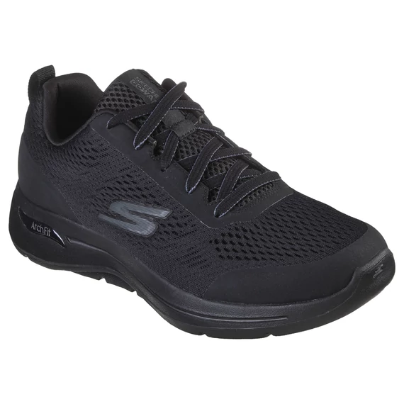 Skechers Go Walk Arch Fit - Idyllic fekete férfi cipő nagyméretben