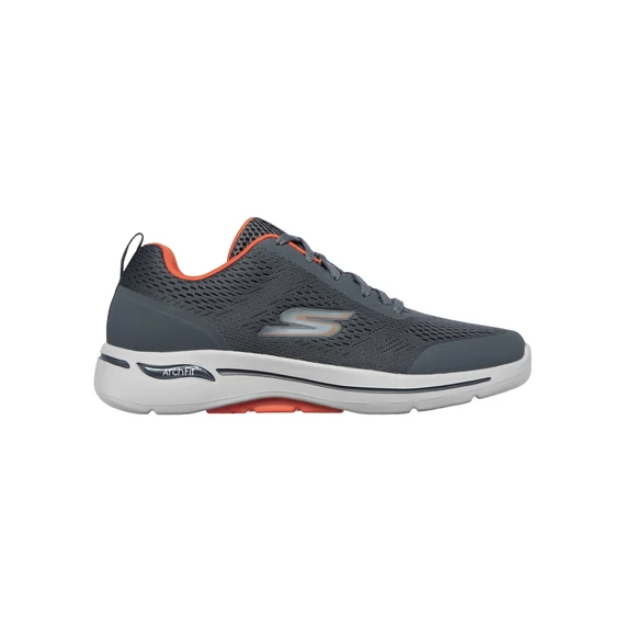 Skechers Go Walk Arch Fit - Idyllic szürke férfi cipő nagyméretben