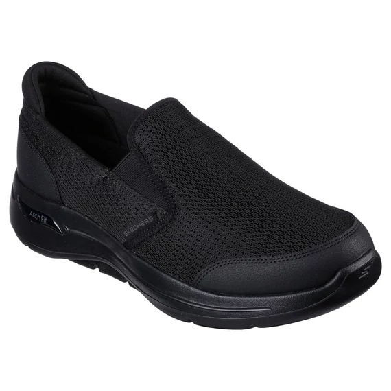 Skechers Go Walk Arch Fit - Robust Comfort férfi fekete cipő nagyméretben