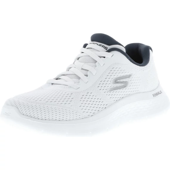 Skechers Go Walk Flex - Remark fehér férfi cipő nagyméretben
