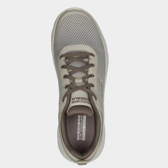 Skechers Go Walk Flex - Independent bézs férfi cipő nagyméretben