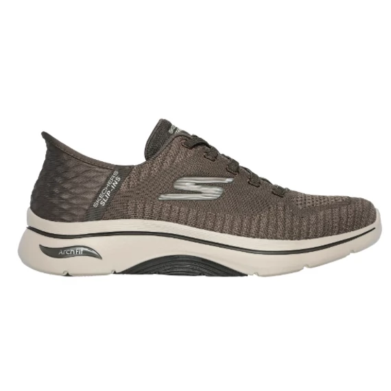 Skechers Go Walk Arch Fit 2.0 - Grand Select 2 barna férfi cipő nagyméretben