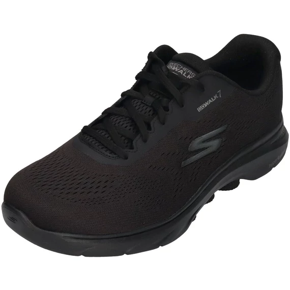 Skechers Go Walk 7 - Avalo 2 fekete, extra széles férfi cipő nagyméretben