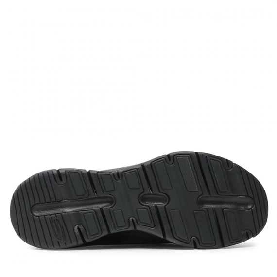Skechers Arch Fit fekete cipő nagyméretben