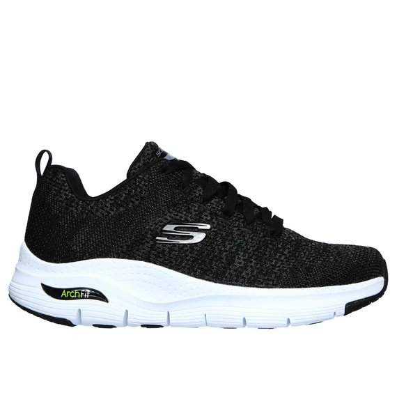 Skechers Arch Fit - Paradyme fekete cipő nagyméretben