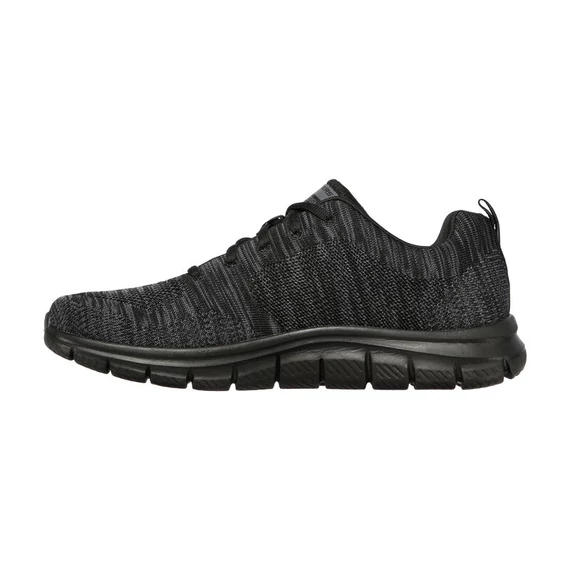 Skechers Track fekete edző cipő nagyméretben