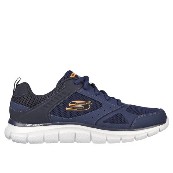 Skechers Track kék edző cipő nagyméretben