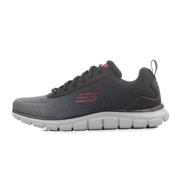Skechers Track fekete színátmenetes edző cipő nagyméretben