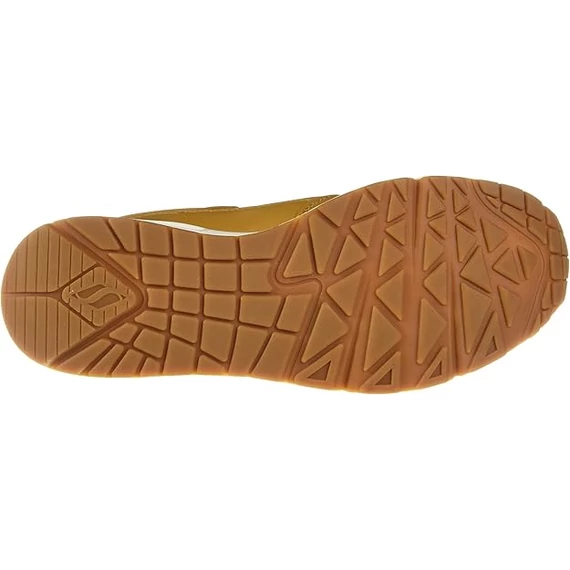 Skechers Uno - Keep Close mustár cipő nagyméretben