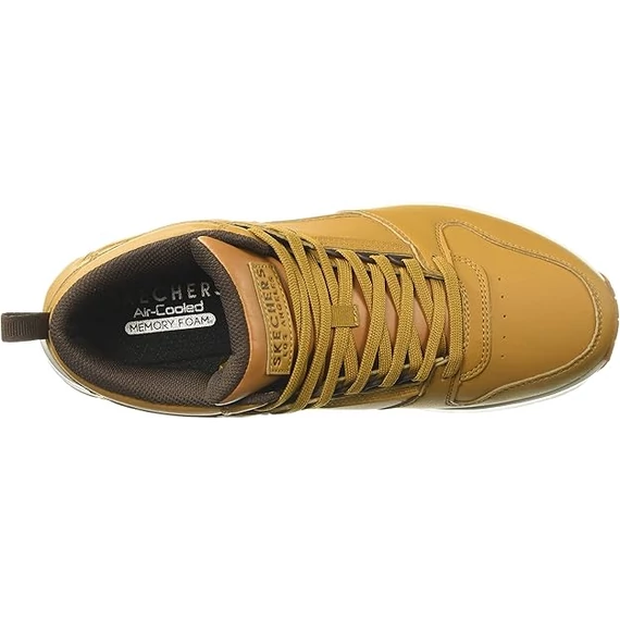Skechers Uno - Keep Close mustár cipő nagyméretben