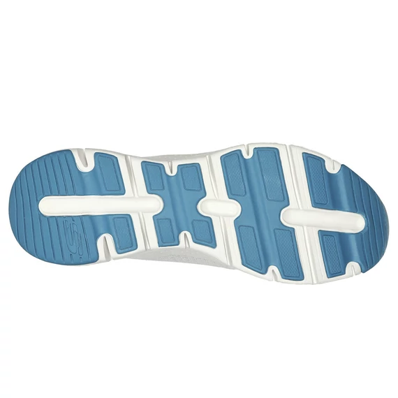 Skechers Arch Fit - Takar fehér-kék, férfi cipő nagyméretben