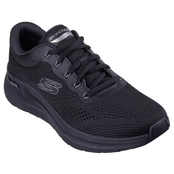 Skechers Arch Fit 2.0 fekete férfi cipő EXTRA SZÉLES nagyméretben