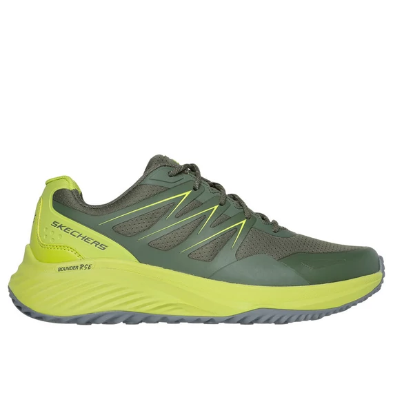 Skechers Bounder RSE - Zoner zöld férfi cipő nagyméretben