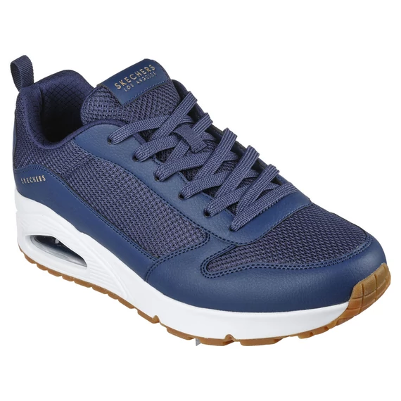 Skechers Uno - Fastime sötétkék cipő nagyméretben