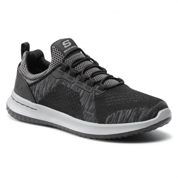 Skechers fekete férfi cipő nagyméretben