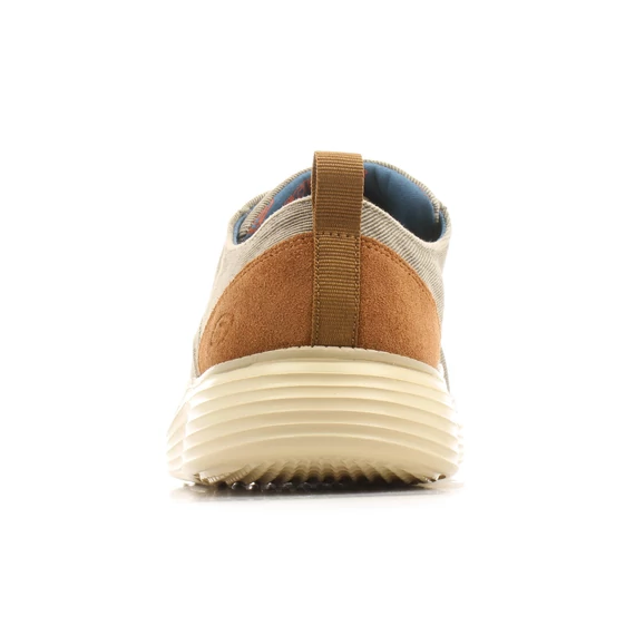 Skechers Status 2.0-Pexton szürkésbarna férfi cipő nagyméretben