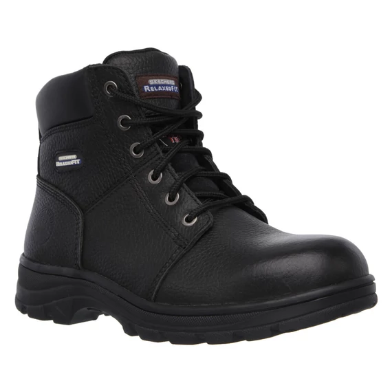 Skechers fekete férfi munkavédelmi bakancs nagyméretben