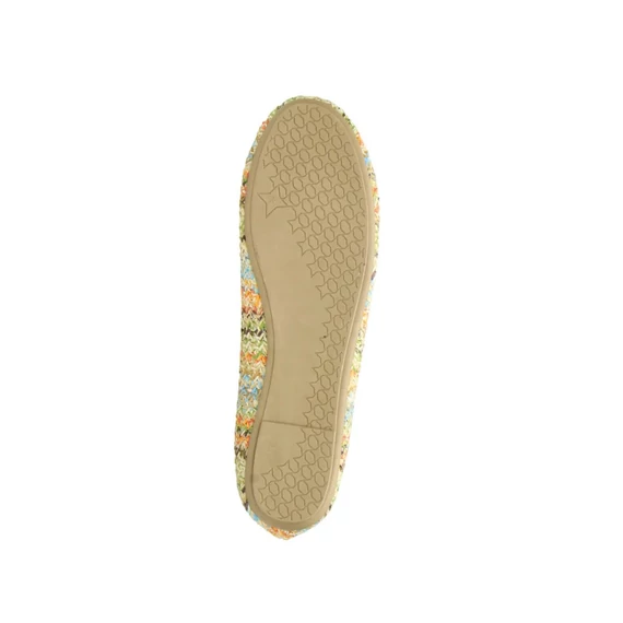 Fitters Lisett Multi Raffia balerina nagyméretben