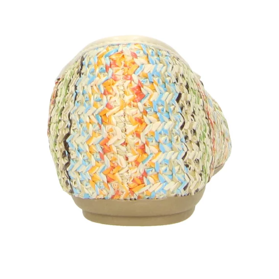 Fitters Lisett Multi Raffia balerina nagyméretben