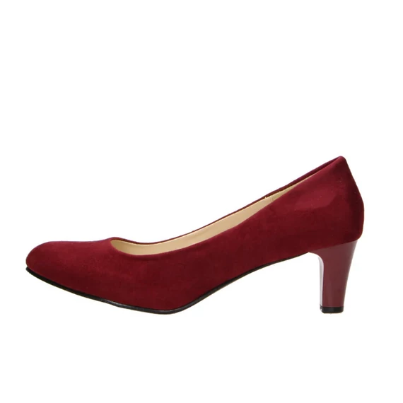 Fitters Aurelia bordó magassarkú cipő nagyméretben