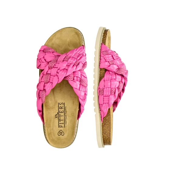 Fitters Alice fuchsia papucs nagyméretben