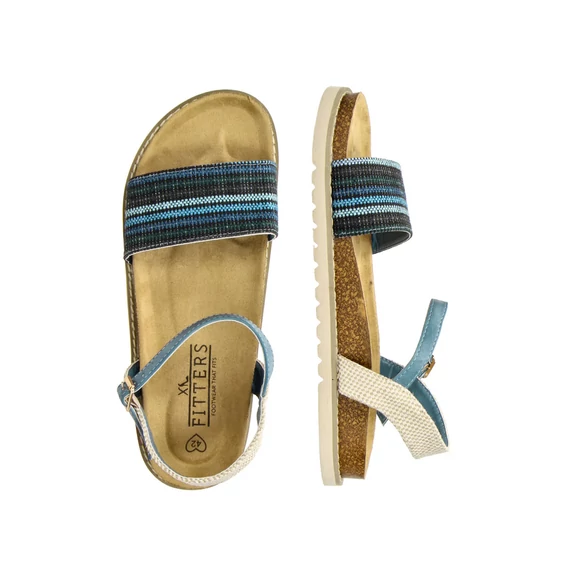 Fitters Anouk kék szandál nagyméretben