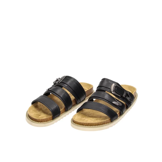 Fitters Camille fekete papucs nagyméretben