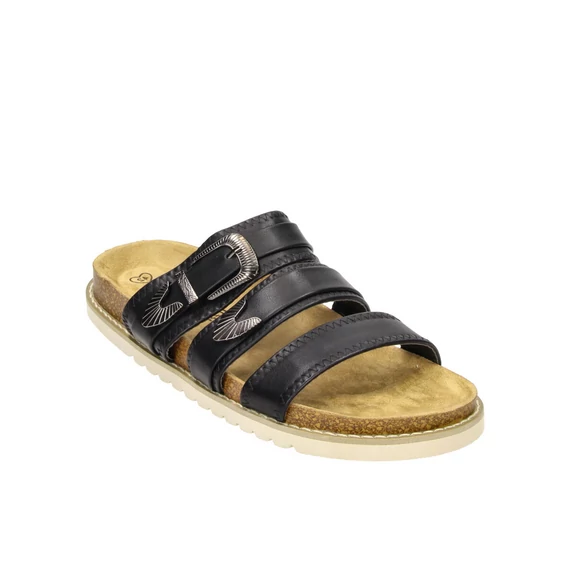 Fitters Camille fekete papucs nagyméretben