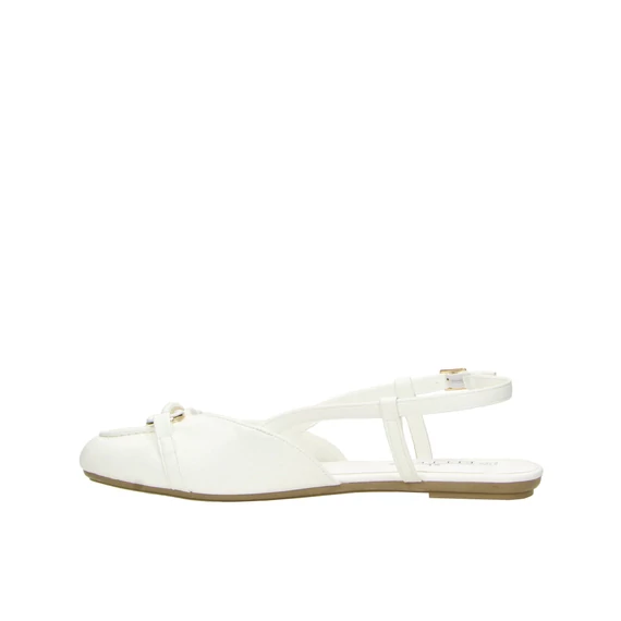 Fitters Lore white balerina szandál nagyméretben