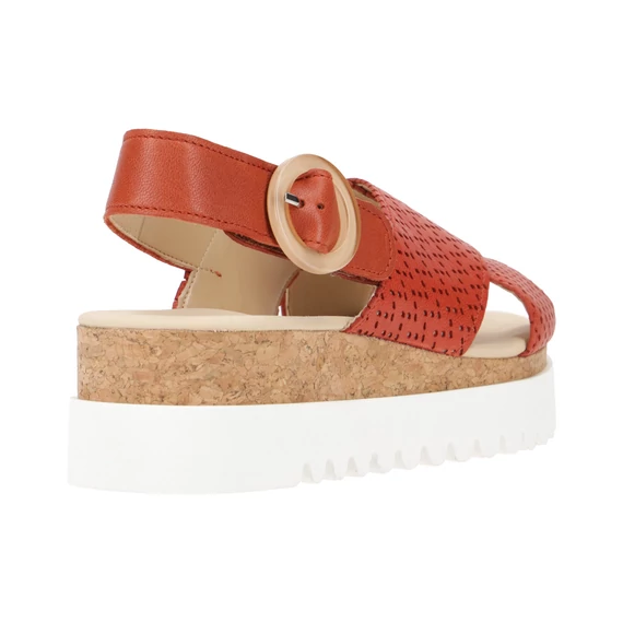 Gabor tégla színű női szandál nagyméretben