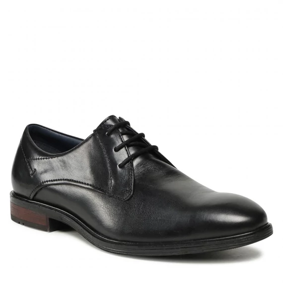 Josef Seibel fekete férfi bőr cipő nagyméretben