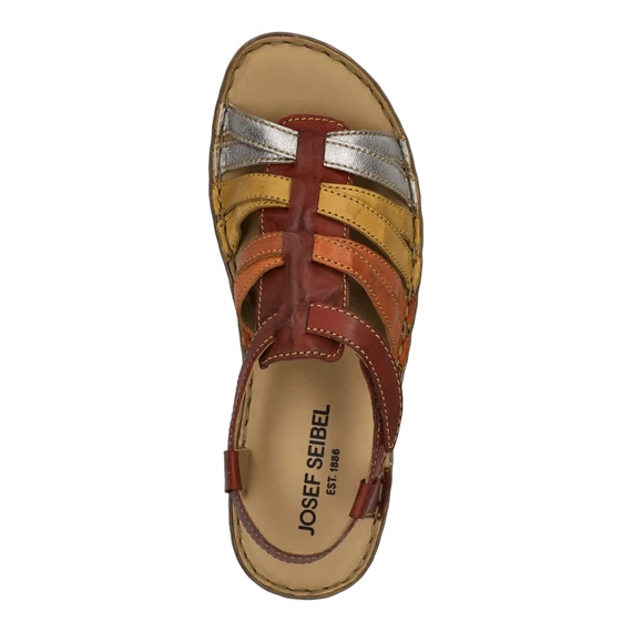 Josef Seibel multicolor bőr női szandál nagyméretben