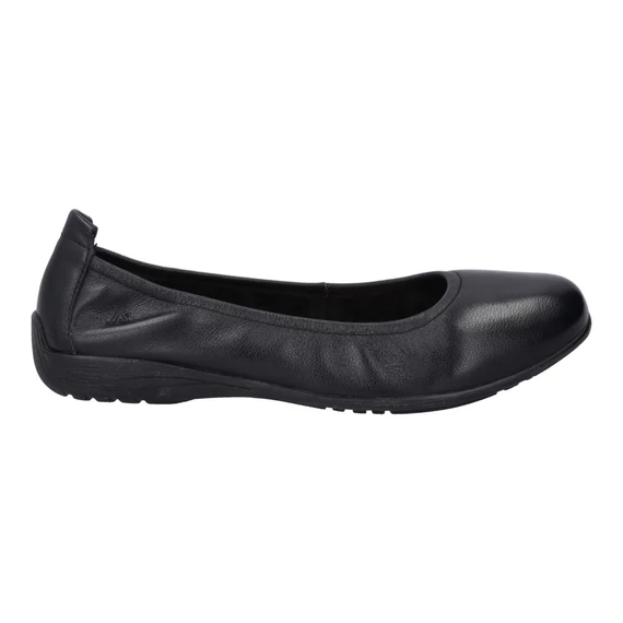Josef Seibel Fenja01 fekete női balerina cipő nagyméretben