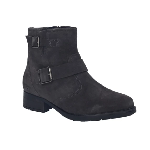 Josef Seibel Kate 21 sötétszürke bokacsizma nagyméretben