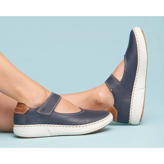 Josef Seibel Louisa04 utcai női kék cipő nagyméretben