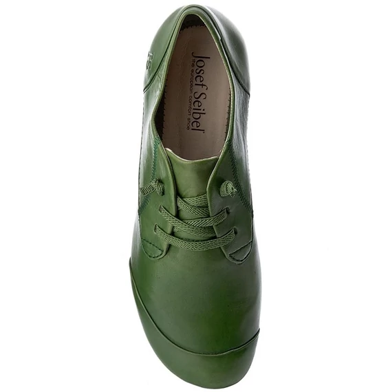 Josef Seibel zöld női bőr cipő nagyméretben
