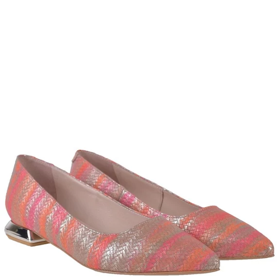 Lizard  elegáns multicolor bőr női cipő nagyméretben