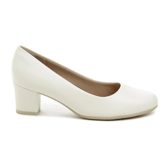 Piccadilly fehér magassarkú pumps nagyméretben