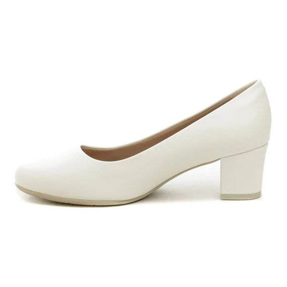 Piccadilly fehér magassarkú pumps nagyméretben