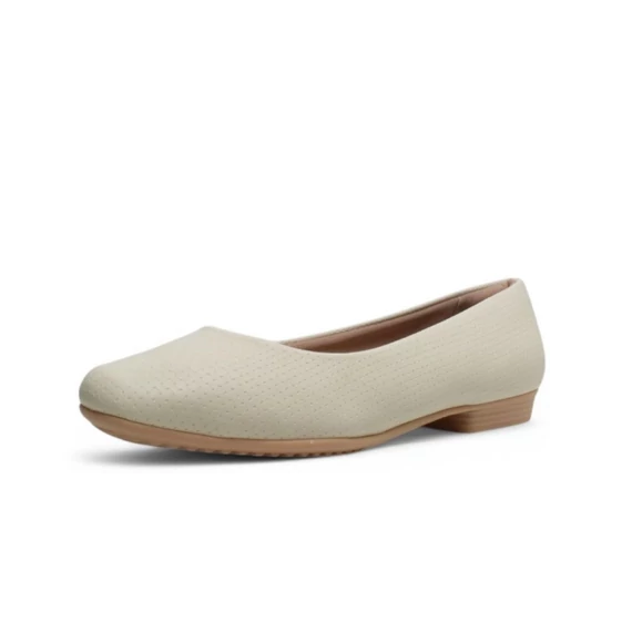 Piccadilly bézs női balerina cipő nagyméretben