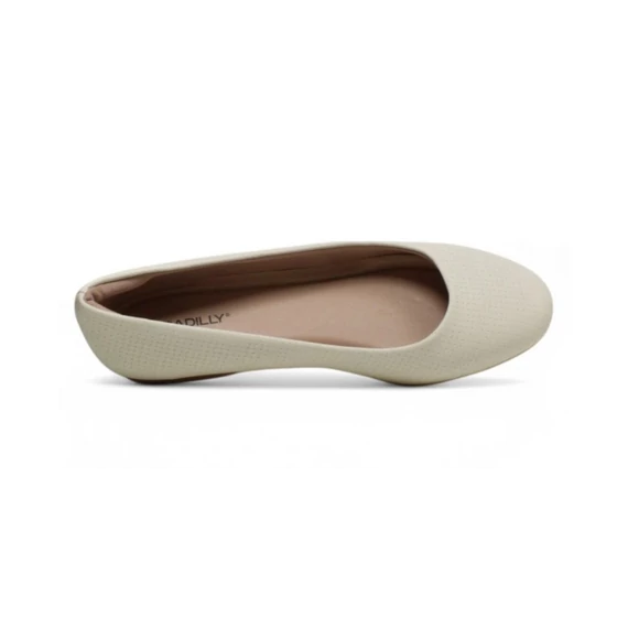 Piccadilly bézs női balerina cipő nagyméretben