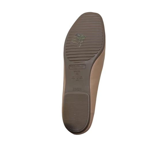 Piccadilly sötét bézs női cipő nagyméretben