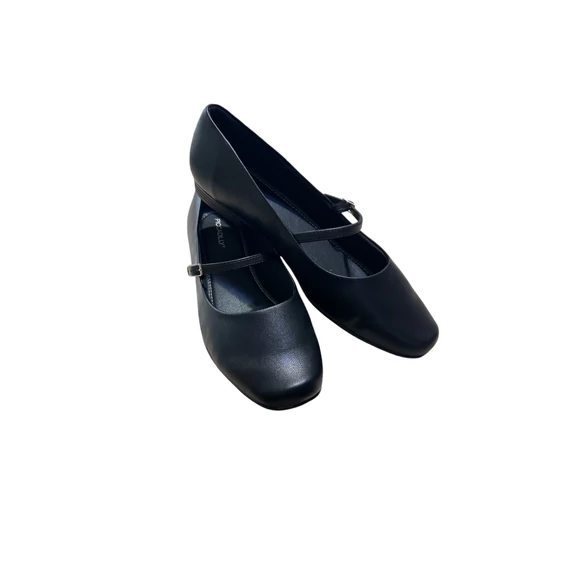 Piccadilly fekete női balerina cipő nagyméretben